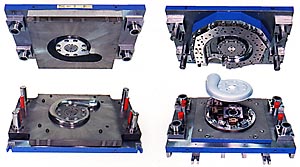 (left) Drawing Tool - (right) Trimming & piercing tool